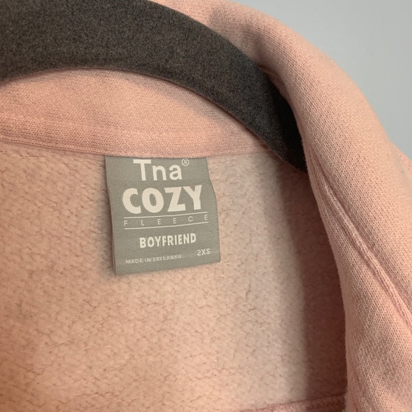 TNA Cozy Fleece Boyfriend Shirt Jacket - Picture 3 of 3